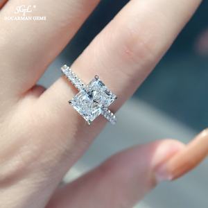 Igi แหวนเพชรแบบตัดได้ปรับแต่งได้สีทอง14K 18K หินที่ปลูกในห้องปฏิบัติการสำหรับงานหมั้นในงานแต่งงานส่งตรงจากโรงงาน - Product Image 5