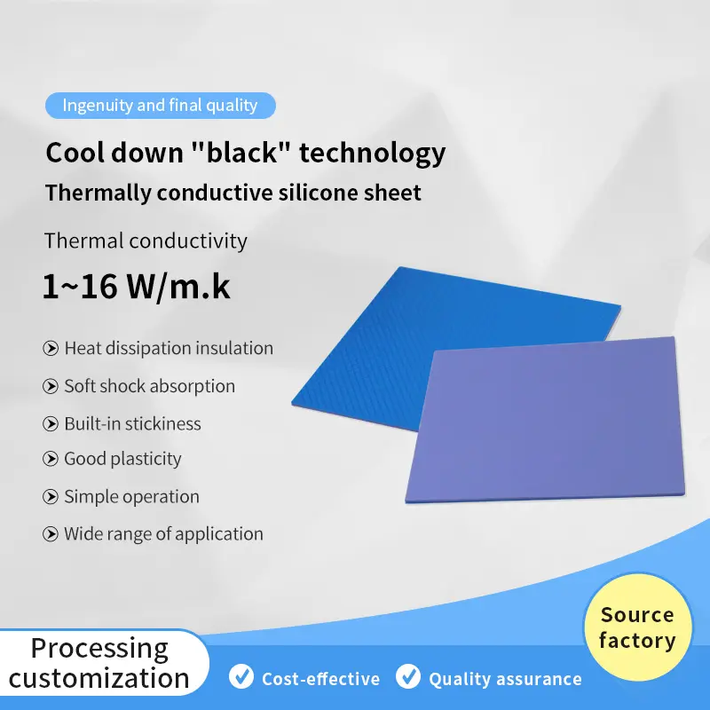 Heatsink thermal pads GPU CPU Heatsink Cooling Conductive Silicone thermal pad accessories supplies Thermal Conductive Pad