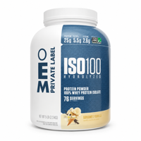 Protéine de lactosérum isolée en poudre de marque privée, 25 g de protéines avec lactosérum hydrolysé pour la récupération musculaire et le bien-être