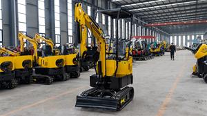 Vendita calda Mini macchina 1Ton con contrappeso, Euro 5 ed EPA compiacente scavatore cingolato Mini escavatore - Product Image 3