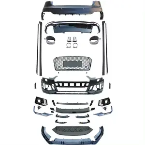 Kit carrozzeria paraurti e labbro con griglia per 2017-2020 Audi A4 B9 Upgrade kit paraurti RS4