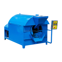 Machine automatique de friture d'arachides en acier inoxydable pour presse à huile - Rôtissoire commerciale à chauffage au gaz - Grande vente