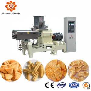 Extrusora Automática de Doble Tornillo de Acero Inoxidable, Máquina Triangular para Hacer Chips de <span class=keywords><strong>Doritos</strong></span> Fritos, Bugles y Otros Snacks para Granja - Product Image 4