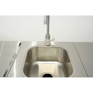 Meubles de cuisine extérieure haut de gamme à 4 brûleurs avec barbecue, en acier inoxydable SS304, grille composite, <span class=keywords><strong>bac</strong></span> à graisse <span class=keywords><strong>et</strong></span> pieds réglables - Product Image 6
