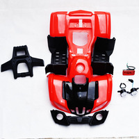 Garde-boue en plastique pour ATV, couvercle, 50cc/70cc/90cc/110cc/125cc, avec phare, adapté pour petit véhicule chinois, pour tout-terrain, pour 4 roues