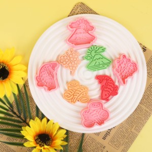 Série Culture Japonaise : <span class=keywords><strong>Emporte</strong></span>-pièces 3D Mont Fuji en plastique écologique pour pâte à modeler, imprimés, lot de 4 pièces - Product Image 4
