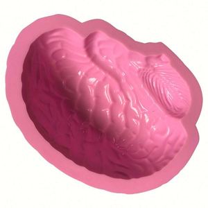Moule en silicone en forme de cerveau unique, pour savon, bougies, base de gâteau, OEM/ODM - Product Image 3