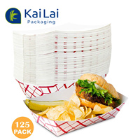 Vente en gros biodégradable personnalisé plateau de bateau à sushi en papier jetable plaque d'emballage de sushi plateau de nourriture de service en bateau