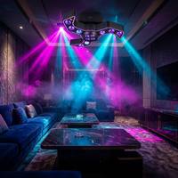 Projecteurs de scène à tête mobile Matrix puissants de 150 W, RGBW, effet 3 pales, DMX, équipement de performance pour discothèque, salle de bal, théâtre