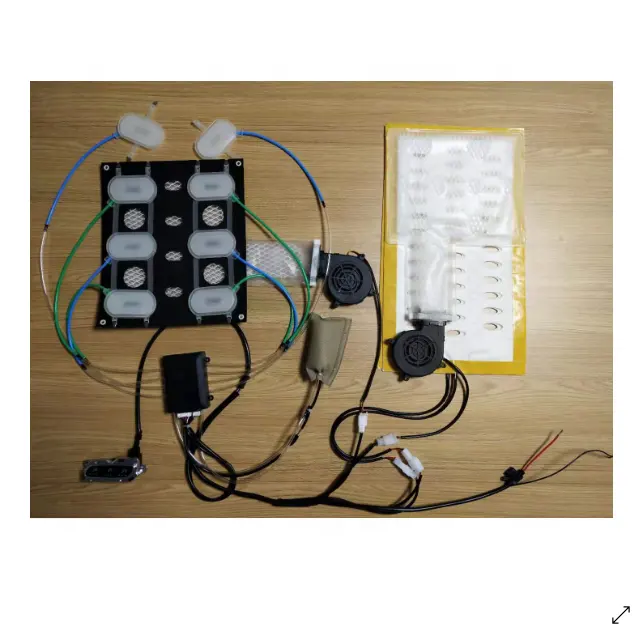 2021高級車用カーシートランバーサポート6自動空気圧ブラダー空気圧マッサージシステム