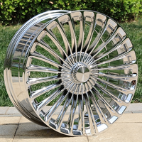 Jantes de voiture neuves en alliage d'aluminium forgé de 17 à 21 pouces, 5 * 112, design multi-rayons poli, moyeu de roue pour Mercedes Benz