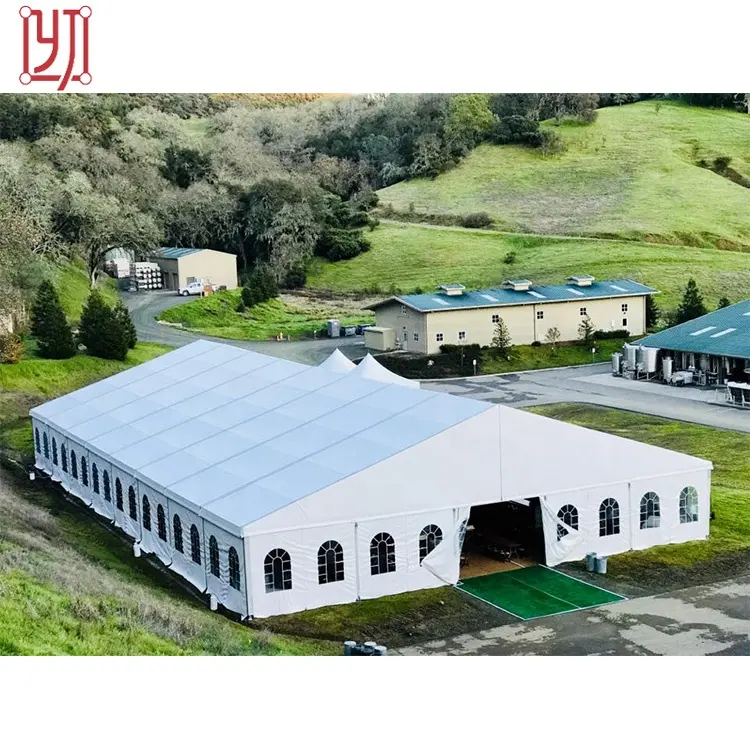 Индивидуальные наружные алюминиевые палатки вместимостью 1000 человек для свадебной вечеринки