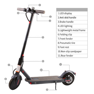 Scooters électriques pour adultes personnalisés en usine avec livraison directe de scooter électrique pliable de 350W avec contrôle par application Scooters <span class=keywords><strong>City</strong></span> E - Product Image 2
