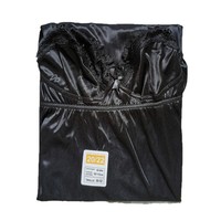 Robe de nuit en dentelle élastique respirante à taille élastique, style moyen-oriental, camisole sexy en satin, tenue de détente de Dubaï pour musulmanes, été