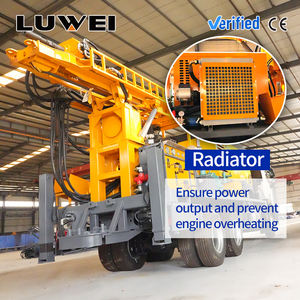 מקדחת מים ניידת על משאית 1000 מטר, טכנולוגיה חדישה, מכונת קידוח גדולה על גלגלים להפקת מי תהום - Product Image 2