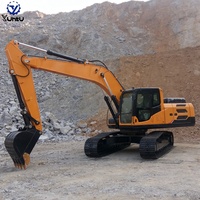 Excavatrice sur chenilles hydraulique YUNTU YT-200 YT-210 de 20 et 21 tonnes pour la construction et l'exploitation minière