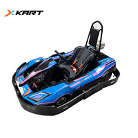 X-KART - Go Kart Comercial para Parques de Diversiones, con Motor de Gasolina de 160cc, Asiento Ajustable y Pedales para Adultos y Adolescentes