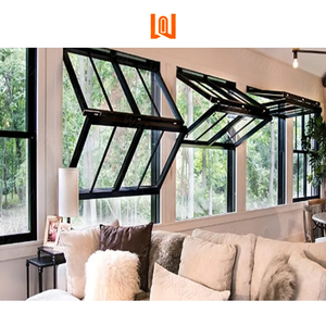 Cao cấp nhôm gấp cửa sổ LOW-E kính cách nhiệt năng lượng hiệu quả biệt thự DỌC Bifold cửa sổ - Product Image 1