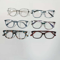 Monturas de Gafas Unisex de Acetato con Bisagras de Resorte, Ligeras y Cómodas, Bajo MOQ para Tiendas Ópticas