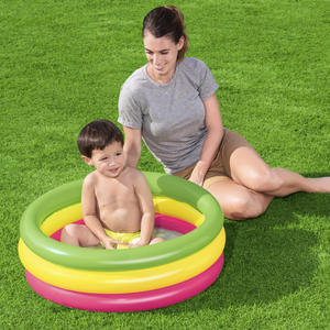 Original auténtico <span class=keywords><strong>Bestway</strong></span> bebé <span class=keywords><strong>inflable</strong></span> Piscina <span class=keywords><strong>redonda</strong></span> piscina infantil bañera océano PISCINA DE BOLAS 51128 - Product Image 4