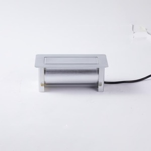 <span class=keywords><strong>Prise</strong></span> de <span class=keywords><strong>bureau</strong></span> encastrée pour table, en alliage d'aluminium brossé, 2 prises 10A, 1 <span class=keywords><strong>USB</strong></span>-A, 1 <span class=keywords><strong>USB</strong></span>-<span class=keywords><strong>C</strong></span>, avec commande manuelle, CE ROHS - Product Image 4