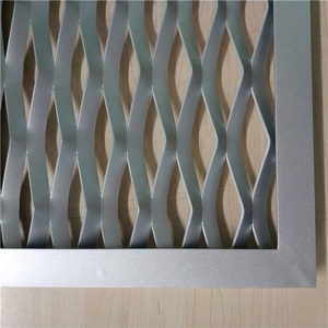 Revêtement mural en aluminium, <span class=keywords><strong>métal</strong></span> expansé galvanisé/acier inoxydable, forme diamant, <span class=keywords><strong>métal</strong></span> expansé surélevé pour passerelle - Product Image 6