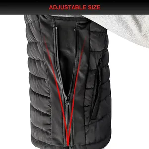 Winter Frauen Männer Usb Aufladen Intelligente Heizung Weste Fernen Infrarot Outdoor Warm Halten Weste Thermische Kleidung