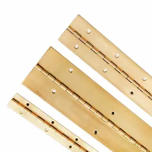 High Quality Pure Bass Continuous Pano Hinges Door Hinges for Cabinet Cate Closet Door Jewelry Box