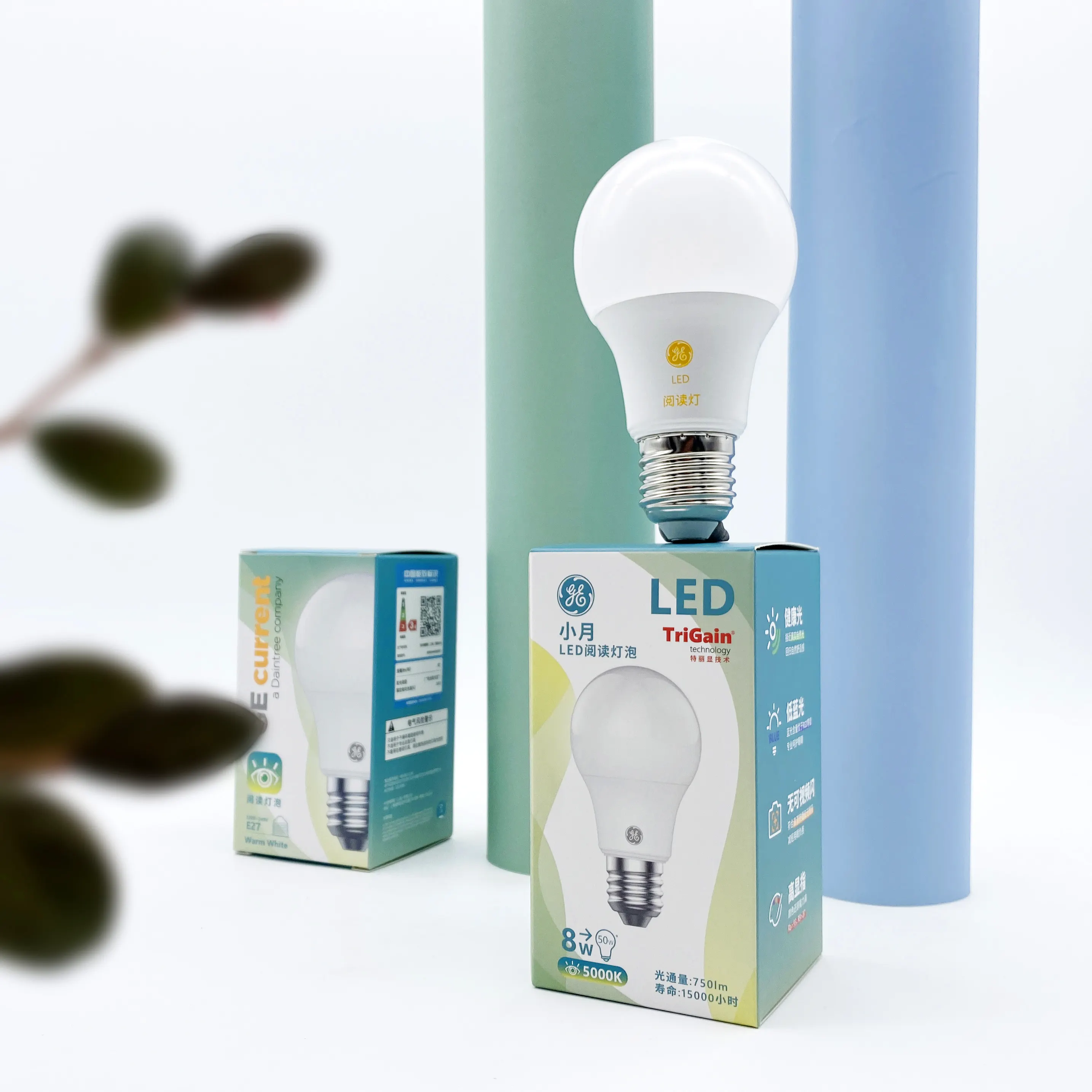 GE-LED 무료 샘플 전문 독서 램프 책상 램프 전구 15000hrs 220v E27 8W 630lm 3500K 5000K led 전구