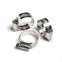 Collier de serrage réglable américain à vis sans fin 201 /304 Colliers de serrage en acier inoxydable