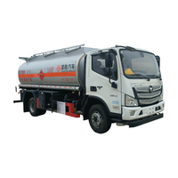 Usine de camions-citernes à huile Futian, camion de ravitaillement mobile de 8 tonnes