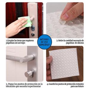 Almohadillas de Silicona Transparentes Antideslizantes y Amortiguadoras para Muebles y Puertas, Venta al Por Mayor - Product Image 5