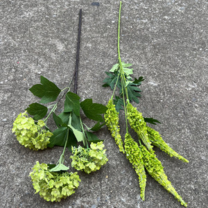 Nuovo alto verde ortensia artificiale rosa <span class=keywords><strong>Feiyan</strong></span> Lulian cipolla morbido fiore di nozze per la festa della mamma natale fabbrica all'ingrosso - Product Image 3