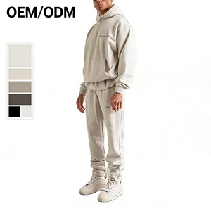 Conjunto de Sudadera y Pantalones Deportivos de Moda 2025 para Hombre, Diseño de Alto Impacto, Sudadera con Capucha de Compresión y Forro Polar para Fitness - Product Image 1