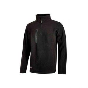 Sweat-shirt U-POWER - EY143BC-S Bering Black Carbon avec demi-zip-EAN 8033546373170 WORK HOODIES - Product Image 1