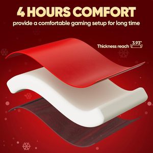 Échantillon gratuit, meilleur cadeau, <span class=keywords><strong>chaise</strong></span> de jeu ergonomique rembourrée rouge <span class=keywords><strong>pas</strong></span> <span class=keywords><strong>chère</strong></span>, <span class=keywords><strong>chaise</strong></span> de jeu inclinable, vente en gros, nouvelle <span class=keywords><strong>chaise</strong></span> de jeu professionnelle pour Noël - Product Image 5