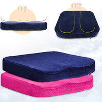 Coussin de siège rectangulaire en mousse à mémoire de forme, écologique, lavable, anti-escarres, pour bureau et étudiants, prix de gros