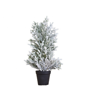 Petit bonsaï de pin blanc et vert en plastique de Hunan Zhangjiajie Fuyuan, 50 cm de haut, plante en pot simulée pour la Saint-Valentin et Halloween - Product Image 1