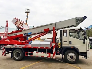 Piattaforma di Lavoro Aerea da 25m con Sollevamento Idraulico per Operazioni ad Alta Quota, Camion per Costruzioni o Trasporto Mobili - Product Image 4