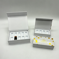 Caja de Papel para Viales de Péptidos de 3ml, 5ml y 10ml con Logotipo Personalizado TY, Cierre Magnético, Estampado Holográfico e Inserto de EVA