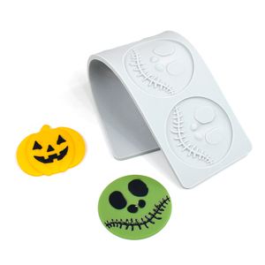 Molde de Silicona con 4 Cavidades de Calabaza para Repostería de Halloween, Tapete de Encaje, Molde para Galletas y Chocolate, Herramienta de Decoración de Pasteles LFM-520 - Product Image 3