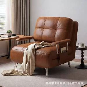 Foldable <b>sofa</b> <b>bed</b>, 2025 new style, vintage style, single/double size, suitable for small apartments, living room, and balcony. - Product Image 2