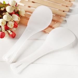 Cuchara para arroz de plástico transparente engrosado con mango para olla arrocera de uso doméstico - Product Image 3