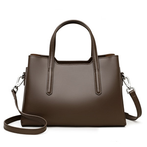 High Quality Women Handbags New Design Ladies Genuine Leather Handbags Large Capacity Ladies Messenger <b>Bags</b> - Product Image 1