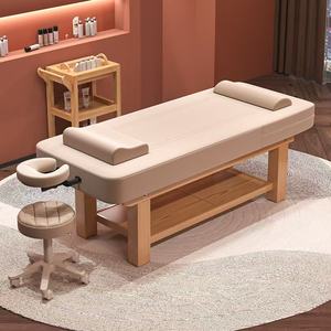 LE Beauty Salon SPA <b>Bed</b> Specific Electric Lifting <b>Massage</b> <b>Bed</b> Solid Wood Latex <b>Bed</b> <b>Massage</b> <b>Bed</b> Beauty <b>Bed</b> - Product Image 1
