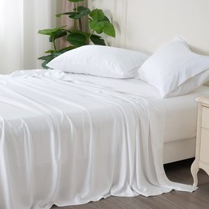 Kích Thước Đầy Đủ Bộ Đồ Giường Sang Trọng Thiết Lập 100% Tre Tự Nhiên Sheets & Bedsheet 400TC Là<span class=keywords><strong>m</strong></span> <span class=keywords><strong>M</strong></span>át Thoáng Khí <span class=keywords><strong>M</strong></span>ô Hình Rắn Thân Thiện Với <span class=keywords><strong>M</strong></span>ôi - Product Image 1