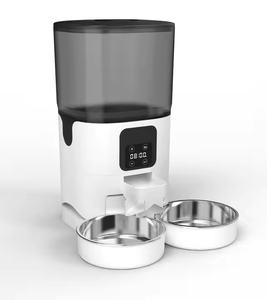 ओम ऐप नियंत्रित स्मार्ट पालतू भोजन और पानी का फव्वारा 5 एल पोर्टेबल स्टील और प्लास्टिक फीडर के लिए प्लास्टिक फीडर - Product Image 1