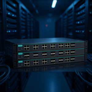 Switch Ethernet de Montaje en Rack Moxa IKS-G6824A-4GTXSFP-HV-HV, Switch de Red Empresarial Gigabit de 24 Puertos - Product Image 3