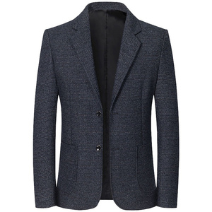 <span class=keywords><strong>Veste</strong></span> <span class=keywords><strong>de</strong></span> <span class=keywords><strong>costume</strong></span> pour hommes Nouvelle <span class=keywords><strong>veste</strong></span> <span class=keywords><strong>de</strong></span> <span class=keywords><strong>costume</strong></span> simple décontractée pour hommes d'âge moyen sans manteau <span class=keywords><strong>de</strong></span> repassage - Product Image 4