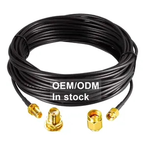 Sma macho a Sma hembra Rf Coaxial Cable coaxial 6 pulgadas Cable coaxial extensión 10Cm 15Cm 20Cm Sma hembra a macho 174 Cable